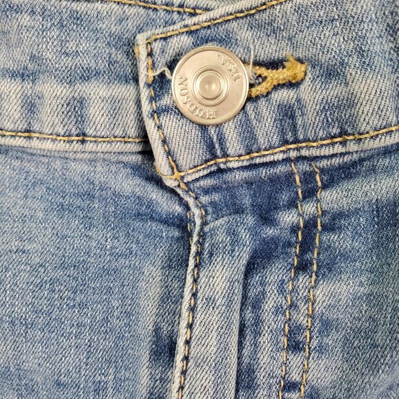 Hudson Natalie Jeans Midrise Slim Boyfriend Stretchy Crop Size 32 - Picture 4 of 14